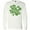 AA-White, variant on Inktastic Happy St. Patrick's Day Shamrock in Green Long Sleeve T-Shirt