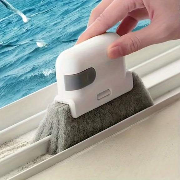 Universal Window Track Cleaning Brush, Small Gap & Frame Brush for Kitchen Countertops, Easy Clean (1 Pack)