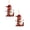 2Pack L, variant on 2Pack Christmas Snowman 26 Letter Alphabet Pendant Ornaments Hangs Home Decor