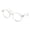 Clear, variant on Pet Sunglasses Classic Retro Circular Metal Frame Funny Cute Puppy Cat Teacher Bachelor Glasses Photo Props for Small Dog Cat Round Sunglasses for Dogs Cats Retro Circular Glasses