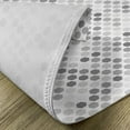 thumbnail image 5 of Ambesonne Geometric Place Mats Set of 4, Zig Zag Hexagon, Standard Size, White, 5 of 6