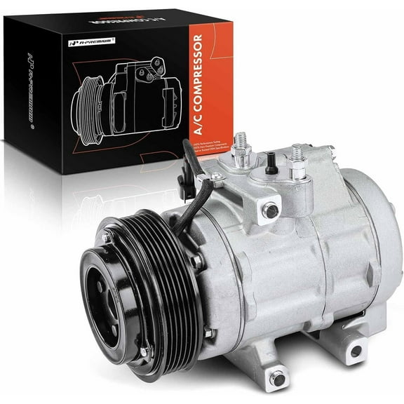A-Premium AC Compressor with Clutch Compatible with Ford Explorer 2006-2008 Mercury Mountaineer 2006-2010 V8 4.6L