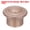 Rose, variant on Unique Bargains Curtain Rod Ends Plastic Drapery Rail Pole Head Cap Modern Gold
