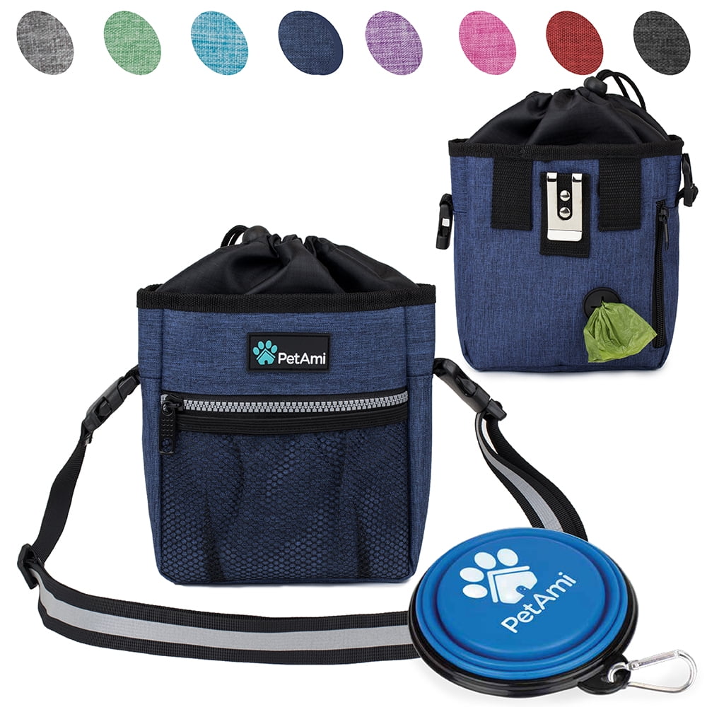 PetAmi Dog Treat Pouch Dog Training Pouch Bag with Waist Shoulder