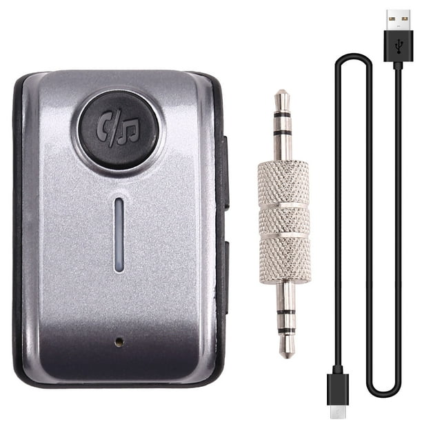 Receptor Inalámbrico Bluetooth 5,3 V para Coche AUX 3,5 mm Adaptador Bluetooth Altavoz Audio Reproductor Multimedia para Coche