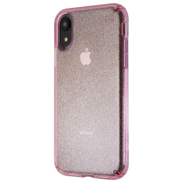 Speck Presidio Clear+Glitter Case for Apple iPhone XR - Bella Pink/Gold ...