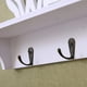 thumbnail image 3 of Colgador de pared para llaves, organizador colgante con 4 ganchos, ganchos multifunción para montaje en pared, 3 of 5