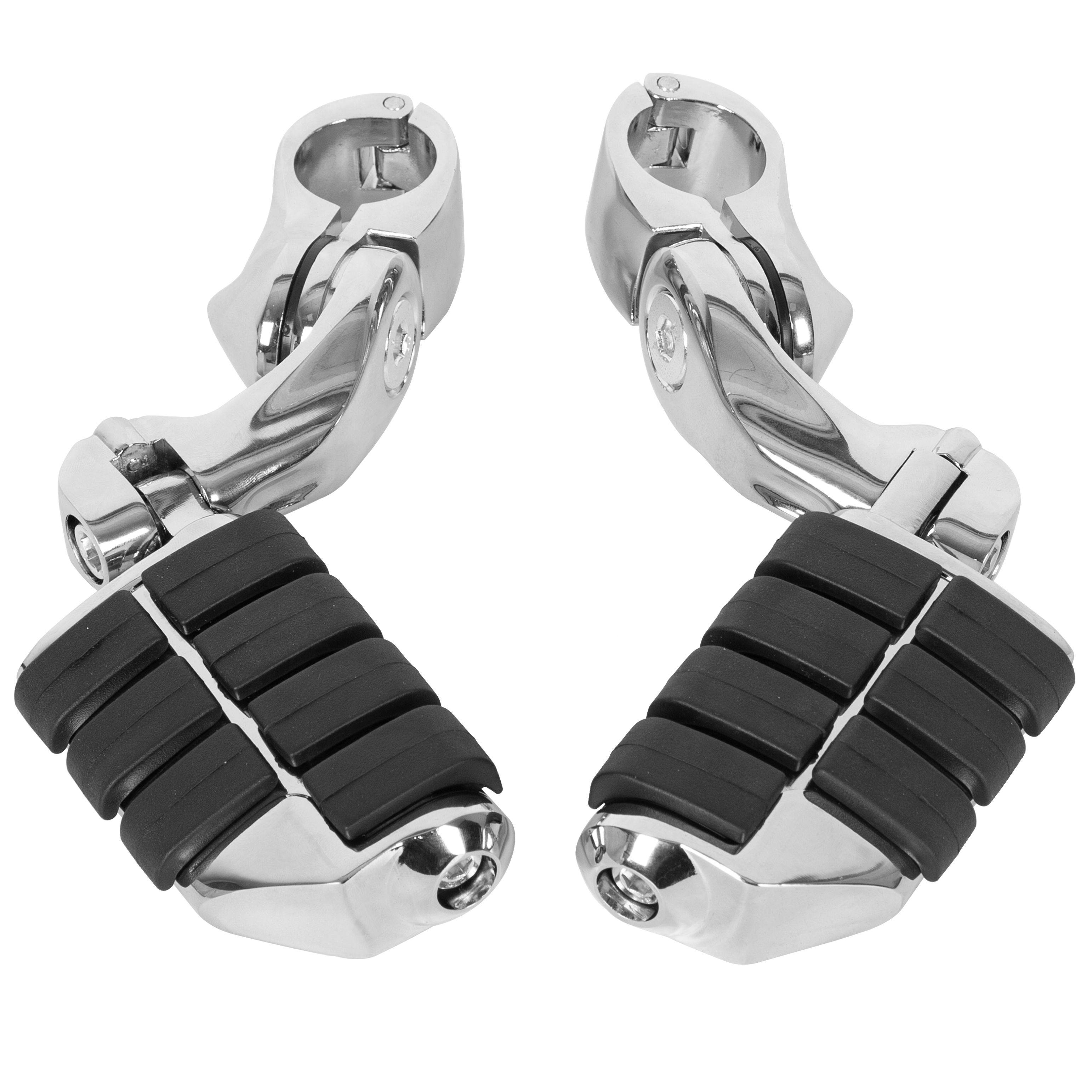 Kojem 1.25" Motorcycle Footpegs Foot Pegs for Harley Davidson Honda Kawasaki Suzuki Yamaha Highway Foot Pegs Pedal