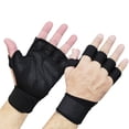 thumbnail image 1 of Guantes de medio dedo YUNYI BRAND con muñequeras para Fitness ciclismo levantamiento XL, 1 of 8