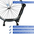 thumbnail image 4 of Costway Bicycle Bike Floor Parking Storage Stand Display Rack Folding Holder Black, 4 of 10
