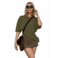 thumbnail image 5 of MOYIKO Oversized T Shirts for Women Short Sleeve Loose Fit Crewneck Tees Summer Tops, 5 of 7
