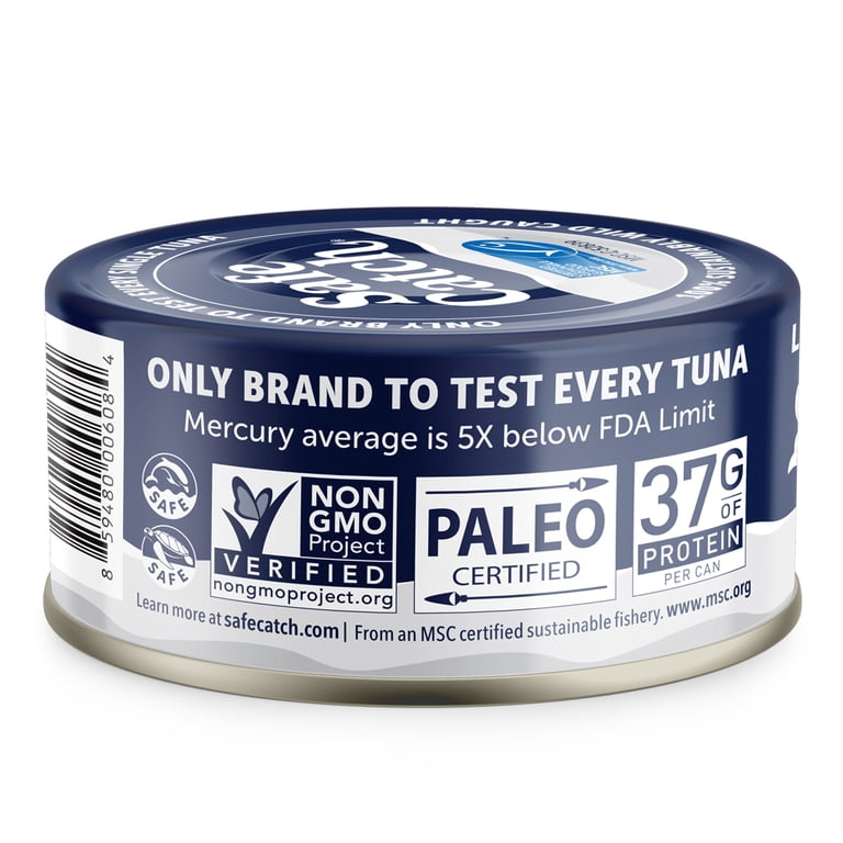 Safe Catch Wild Albacore Tuna 5 oz Case of 12 Sustainably Sourced