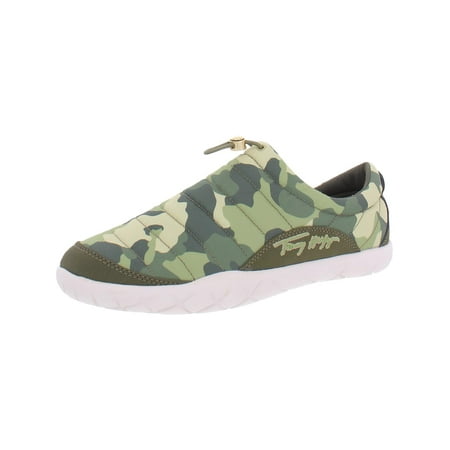 

Tommy Hilfiger Womens Kampz Quilted Slip On Casual and Fashion Sneakers