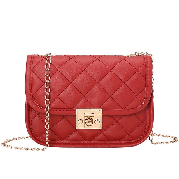 Bolsos bordados Bolsos de mujer de moda Bolso cuadrado pequeño para mujer Bolso de cadena de moda