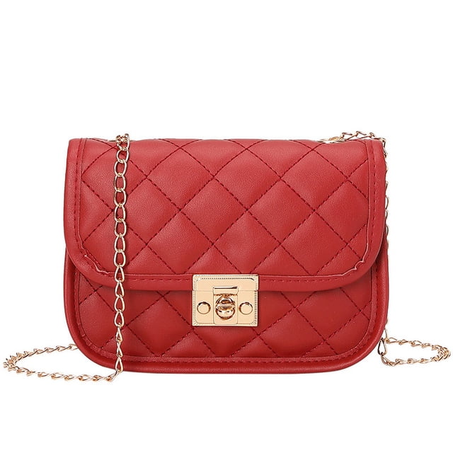 Bolsos bordados Bolsos de mujer de moda Bolso cuadrado pequeño para mujer Bolso de cadena de moda