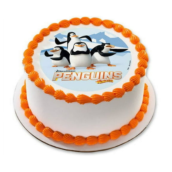 Penguins of Madgascar Edible Icing Image Cake Decoration Topper -1/4 Sheet