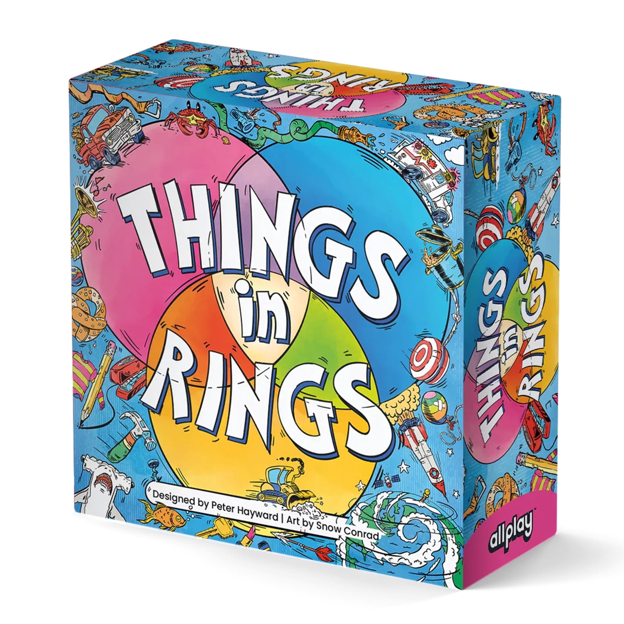 Things in Rings Family Card Game for Ages 8 +, from Asmodee