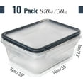 Fullstar Food Storage Containers with Lids Leak Proof Food Containers BPA Free Tupperware