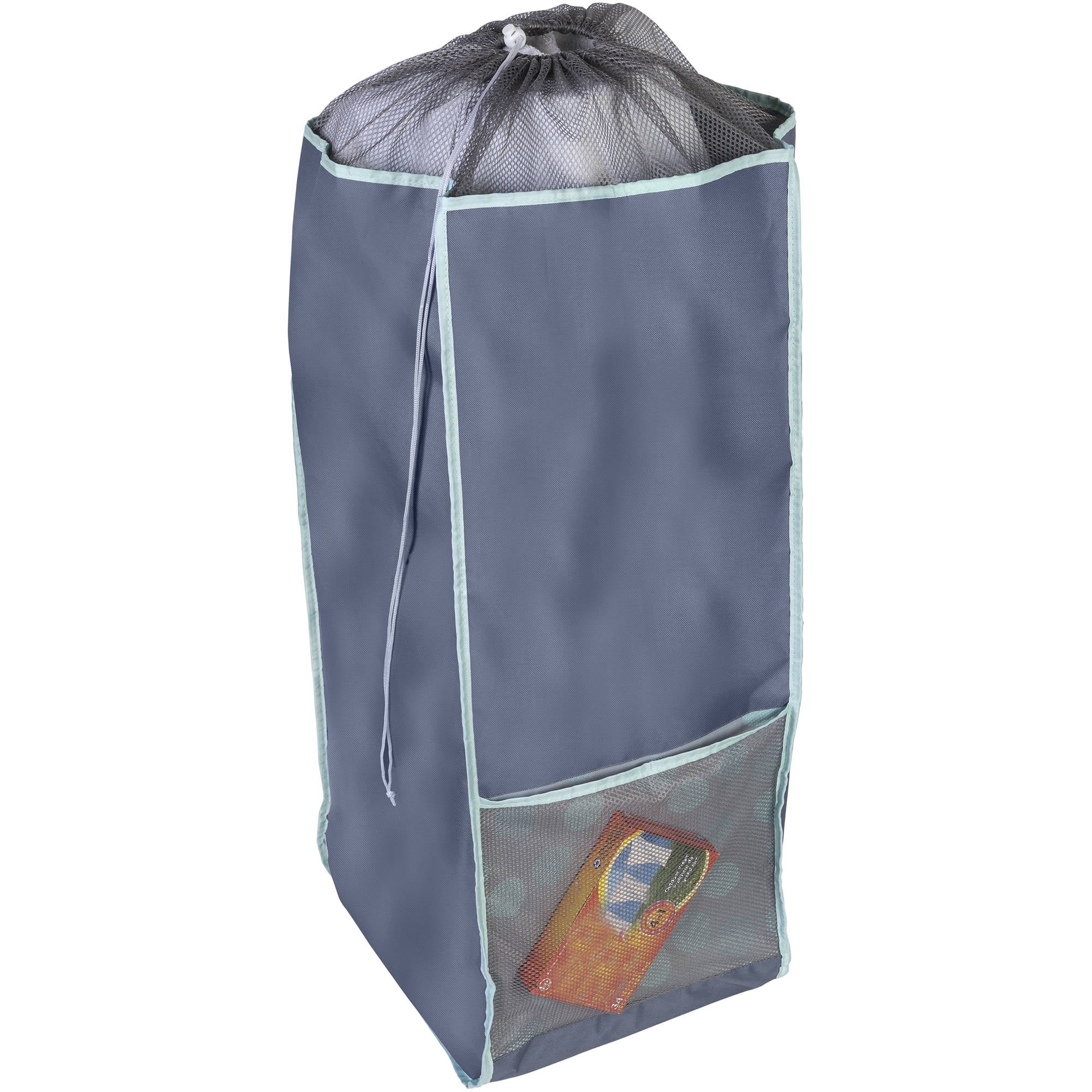 Honey Can Do Collapsible Laundry Hamper with Shoulder Strap, Multiple