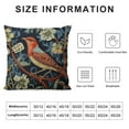 thumbnail image 5 of Nawypu  Red Bird Floral Flower Throw Pillowcase Asian Oriental Lumbar Pillowcases 16x24 Decorative Pillow Home Boho Square Cushion Cover for Home Sofa Couch Decoration, 5 of 5
