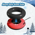thumbnail image 3 of Danrelax 44 in Heavy-Duty Snow Tube & River Tube - Towable Snow Tube for Sledding, Includes 500D Premium Canvas Cover, Ideal Snow Tube for Winter Outdoor Sports, Red, 3 of 8