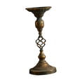 thumbnail image 3 of Candelabro de metal Portavelas Portavelas Adorno vintage Centro de mesa para 15 pulgadas de altura, 3 of 9
