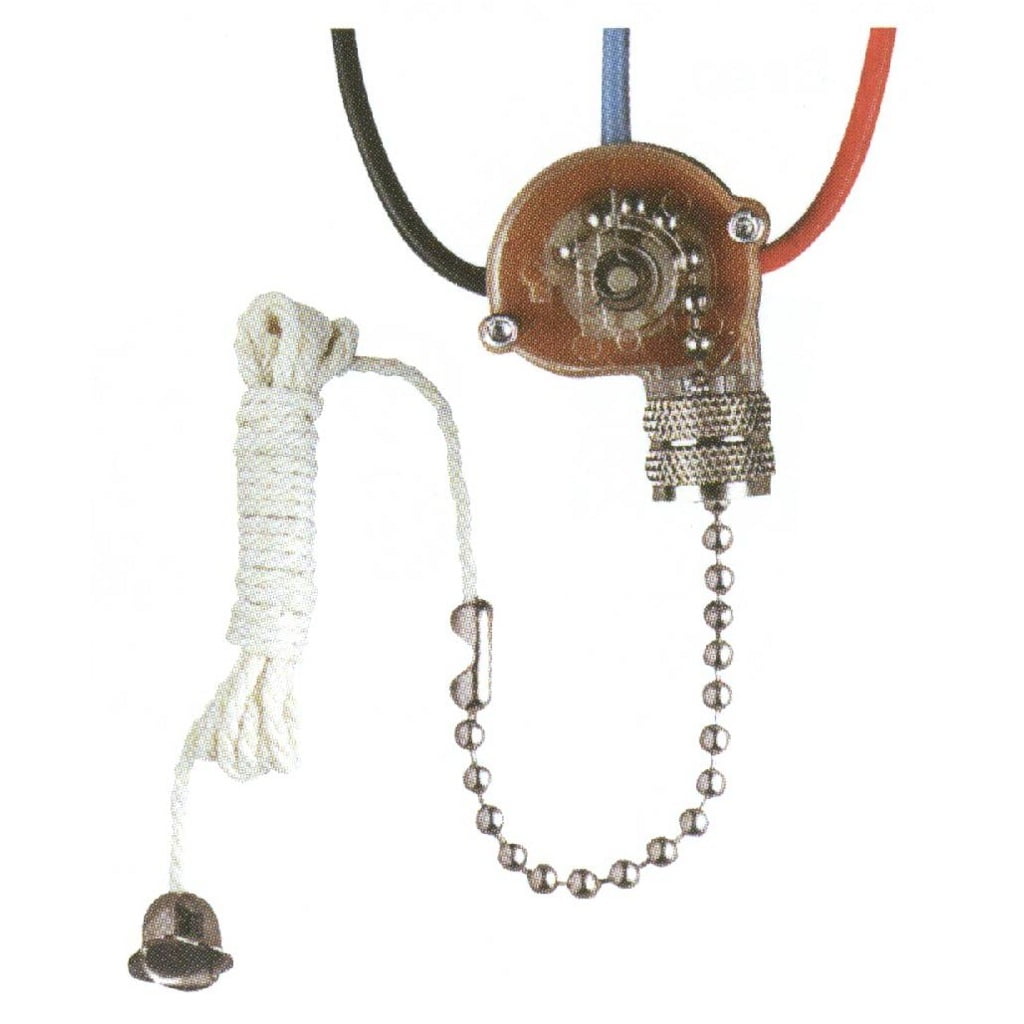 Westinghouse 22324 Nickel 3Way Canopy Switch with Pull Chain