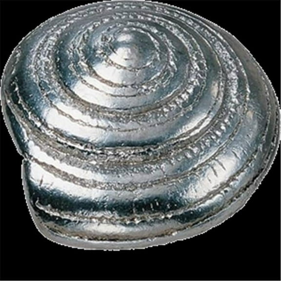 Laurey 56560 1.63 in. Pewter Oceans Swirl Knob - Pewter - 1.63 in.