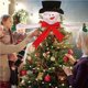 thumbnail image 4 of Decoración Del Árbol De Navidad Papá Noel Lindo / Estilo Muñeco De Nieve Decoración De La Habitación De Navidad Decoración De Fiesta Festiva Para El Hogar Árbol De Navidad Advancent HA027572-02, 4 of 7