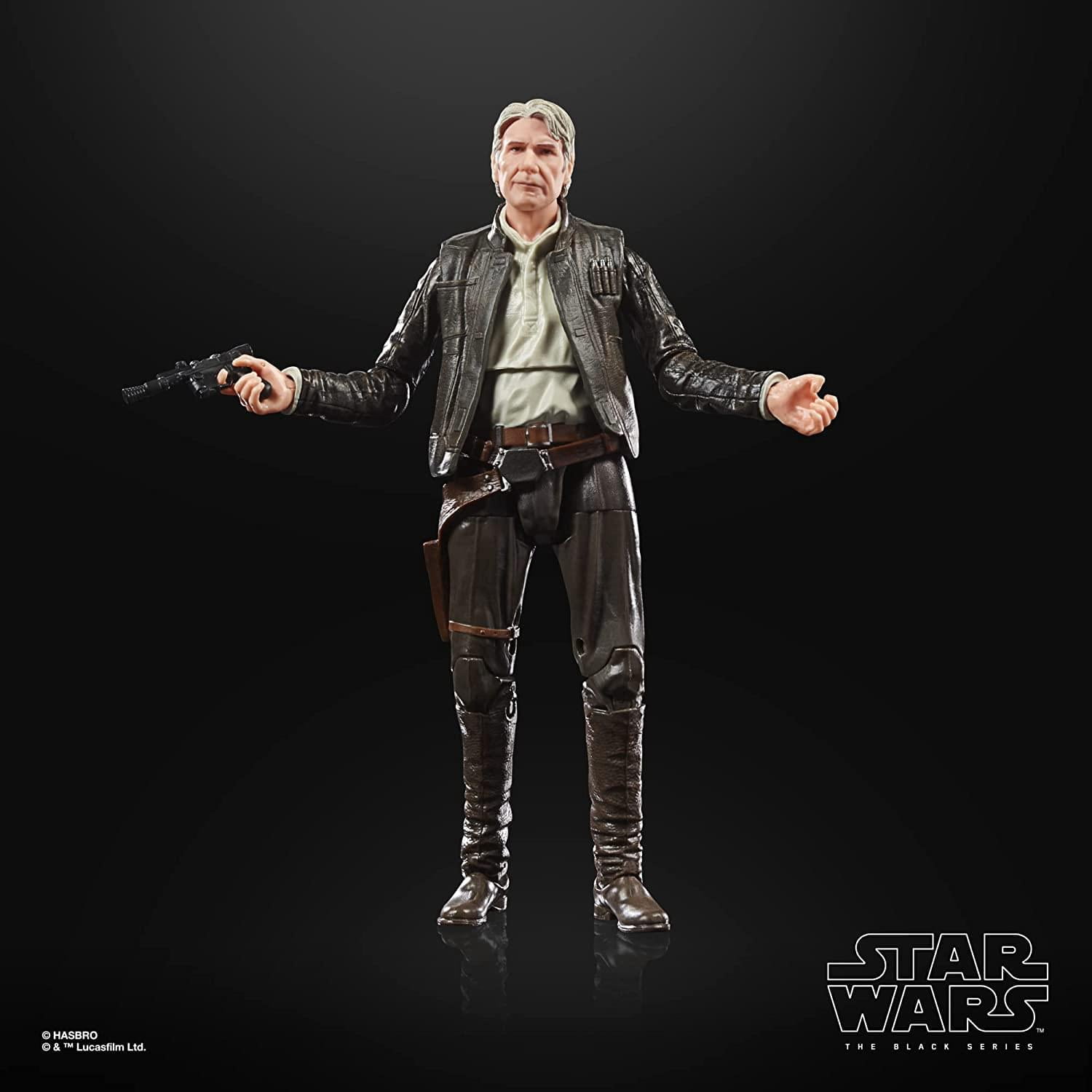 STAR WARS The Black Series Archive Han Solo Toy 6-Inch-Scale The Force Awakens Collectible Action Figure