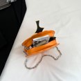 thumbnail image 3 of Bolso bandolera de calabaza para mujer bolso cruzado de calabaza con cremallera bolso divertido de Halloween, 3 of 9