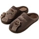 thumbnail image 1 of Zapatillas de piel cálidas de invierno para hombres y mujeres, zapatos de piso de espuma viscoelástica, antideslizantes, de dibujos animados de gato, 1 of 5