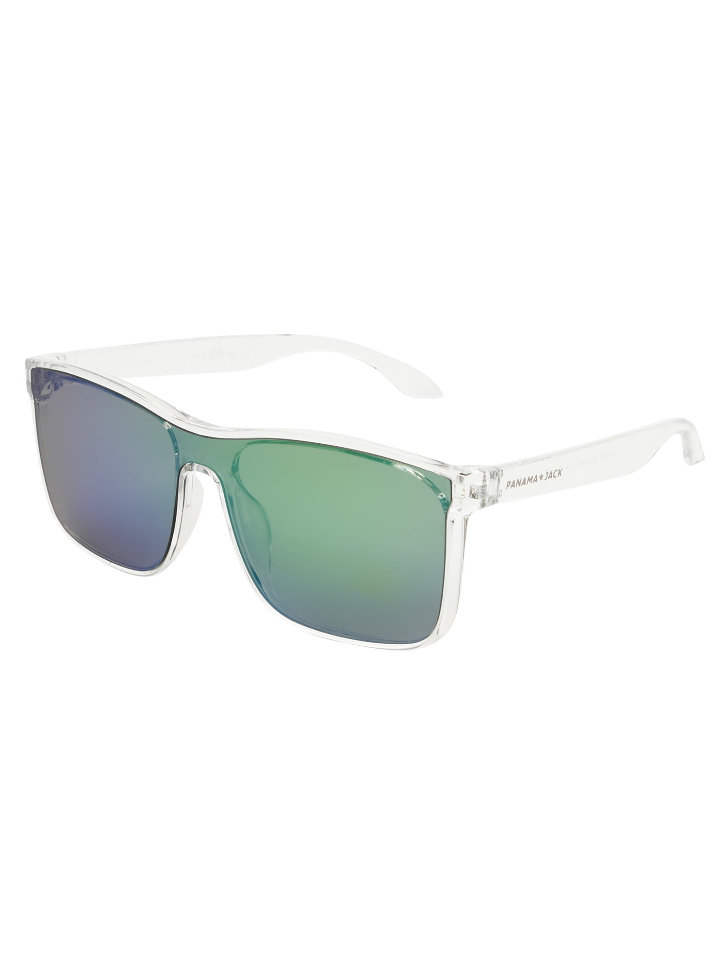 Panama Jack x Foster Grant Clear Full-Rim Men's Sunglasses