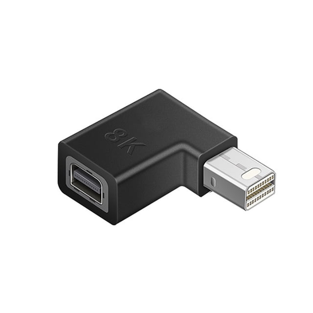 VONKY Computer Displayport 1.4 Extension Adapter Home Hotel 4K 120/144Hz 8K Converter Desktop PC Conversion Connection Accessory Type 6 Elbow