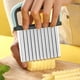thumbnail image 1 of Cortador de Arrugas Cortador de Papas Fritas de Zanahoria de Acero Inoxidable ANGGREK, 1 of 7
