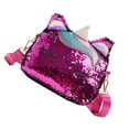 thumbnail image 2 of HLONK Sequins Handbag Purse with Chain - Rose, 2 of 5