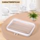thumbnail image 4 of Neceser de Aseo Transparente 3 Pcs, Bolsa de Cosméticos Impermeable, Organizador Bolsas de Viaje Portátil de Plástico Duro para Viajes, Baño y Organización, 4 of 4