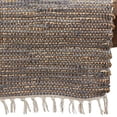 thumbnail image 4 of Fennco Styles Chindi Cotton Jute Table Runner with Fringe 16 x 72 Inch - Blue-Grey Table Cover for Home, Dining Room, Banquets, Family Gathering and Special Occasion, 4 of 4