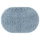 thumbnail image 1 of REGALWOVEN Oval Shaggy Bathroom Rugs Absorbent Soft Bathroom Mat Blue 16" x 24", 1 of 6