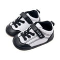 thumbnail image 5 of enyan B'aby Boy Girl Non-Skid Indoor Infant Walking Shoes Breathable Warm Elastic Sock Shoes with Sole Protect Toes Outdoor Sneakers Todd'ler B'oy Shoes Black,Size 3, 5 of 7