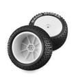 thumbnail image 3 of Remote Control Off-Road Rally Car white 82&87mm Tires 4pcs Replacement for XRAY XB2 Serpent SRX2, 3 of 8