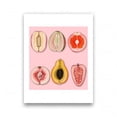 thumbnail image 3 of Fruity Sliced Feminine Fruit Wall Art Canvas Painting Vintage Posters Abstract Woman Body Positivity Prints Pictures Room Decor, 3 of 5