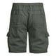 thumbnail image 4 of pstuiky Pantalones cortos para hombre, Pantalones cortos de cintura elástica con cordón y múltiples bolsillos a la moda para hombre Pantalones cortos para correr para hombre, 4 of 5
