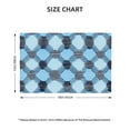 thumbnail image 3 of Linen Placemat With 18×12in Double Stitching Is Effectively Insulated And Foldable For Family Hotel Picnic Trips Argyle Plaid Lightskyblue_49288_2 Four Pieces, 3 of 8