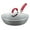 Gray With Red Handles, variant on Rachael Ray 10.25" Create Delicious Hard Anodized Aluminum Nonstick Deep Frying Pan, Gray