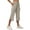 4106-Khaki, variant on Xidunhg Women's Capri Pants Wide Leg Plus Size Lightweight Quick Dry Casual Summer Sweatpants Hiking Walking Black XL