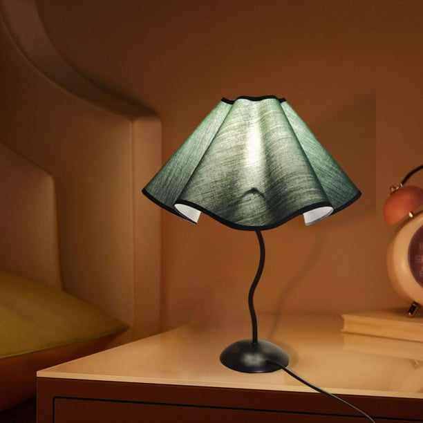 Tombra de la lámpara de mesa de pétalas Tubera de luz de la luz elegante decorativa decorativa Reemplazo de la lámpara de sombra de escritorio para la 20.5x38cm E27