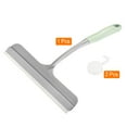 thumbnail image 3 of Uxcell Shower Squeegee Glass Wiper with 2 Hooks 255mm, Blue, 3 of 6