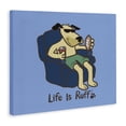 thumbnail image 4 of Stupell Industries Lounging Dog with Football Animals Painting Wrapped Canvas Art Print Wall Art, 40 x 30, 4 of 8