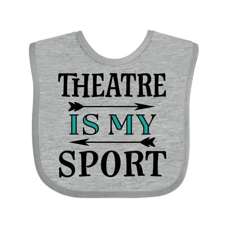 

Inktastic Theatre is My Sport Drama Acting Gift Baby Boy or Baby Girl Bib